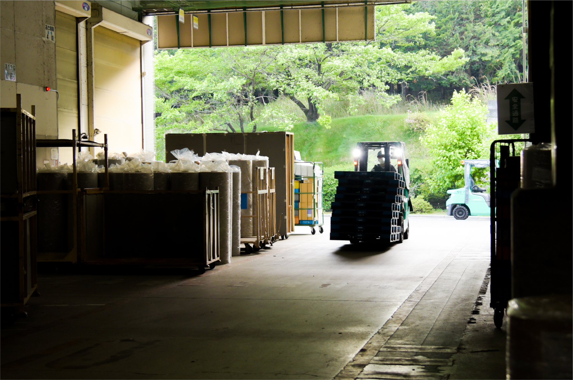 配送業務の様子